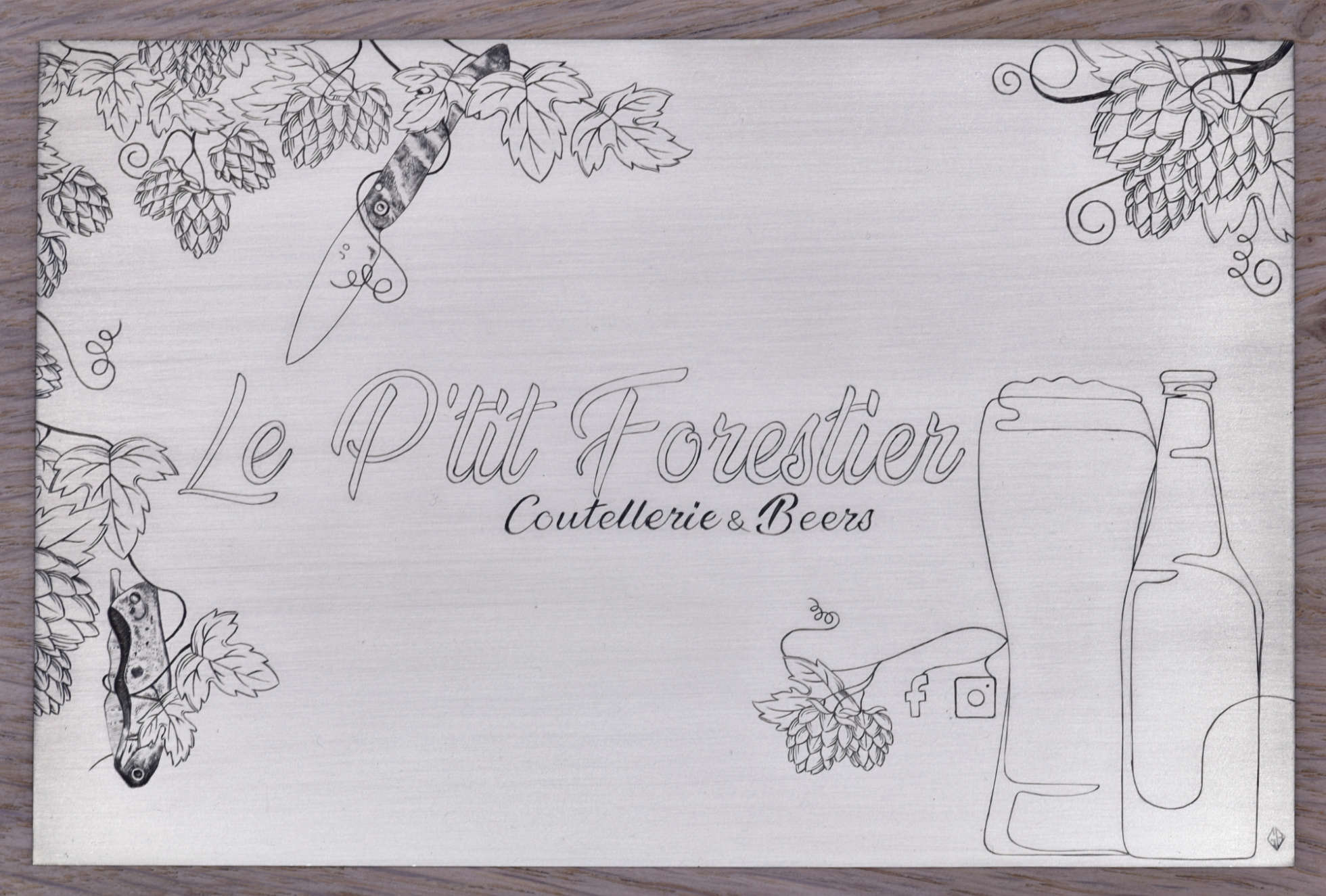 image gravure sur plaque 8